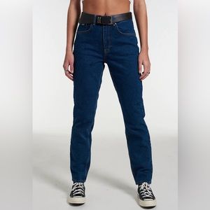 Ragged Priest Indigo Cougar Mom Jeans NWT